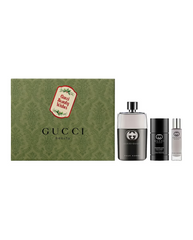 Estuche de regalo Gucci Guilty Pour Homme EDT de 90 ml + mini EDT Spray de 15 ml + Desodorante en barra de 75 ml