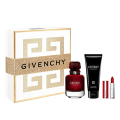 Givenchy L'Interdit Rouge Geschenkset 80ml EDP + 75ml Body Lotion + Lippenstift