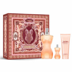 Coffret Cadeau Jean Paul Gaultier Classique 100ml EDT + Lait Corps 75ml + EDT 6ml pour Femme