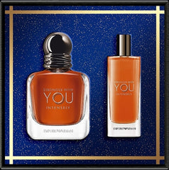 Giorgio Armani Stronger With You Intensely 100 ml EDP + 15 ml EDP para hombre Set de regalo