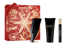 Carolina Herrera Bad Boy 50ml EDT + 100ml Gel Doccia + 10ml EDT per Uomo Set Regalo