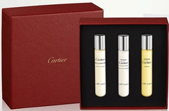 Coffret Découverte Homme Cartier : Déclaration Eau de Toilette 10ml + Pasha Noire Eau de Toilette 10ml + Pasha Parfum 10ml
