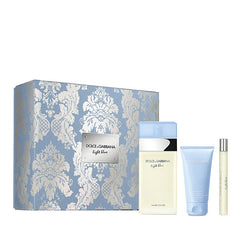 Dolce & Gabbana Light Blue 100 ml EDT + Crema corporal 50 ml + Mini EDT 10 ml para mujer SET DE REGALO