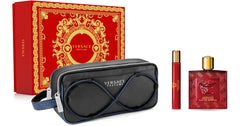 Set regalo Versace Eros Flame per uomo 100ml EDP + mini da 10ml + borsa