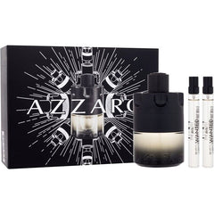 Coffret Cadeau Azzaro The Most Wanted Intense Eau de Toilette 100ml + 2 Mini-flacons Eau de Toilette 10ml pour Homme