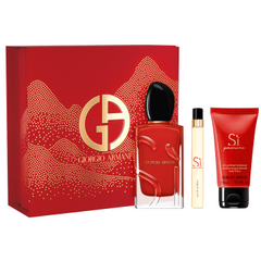 Giorgio Armani Armani Si Passione 100ml EDP + 50ml Lozione Corpo + 10ml Mini EDP per Donna Set Regalo