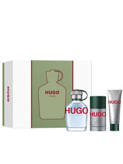 Coffret Cadeau Hugo Boss Green Homme Eau de Toilette 125ml + Déodorant en Stick 75ml + Gel Douche 50ml