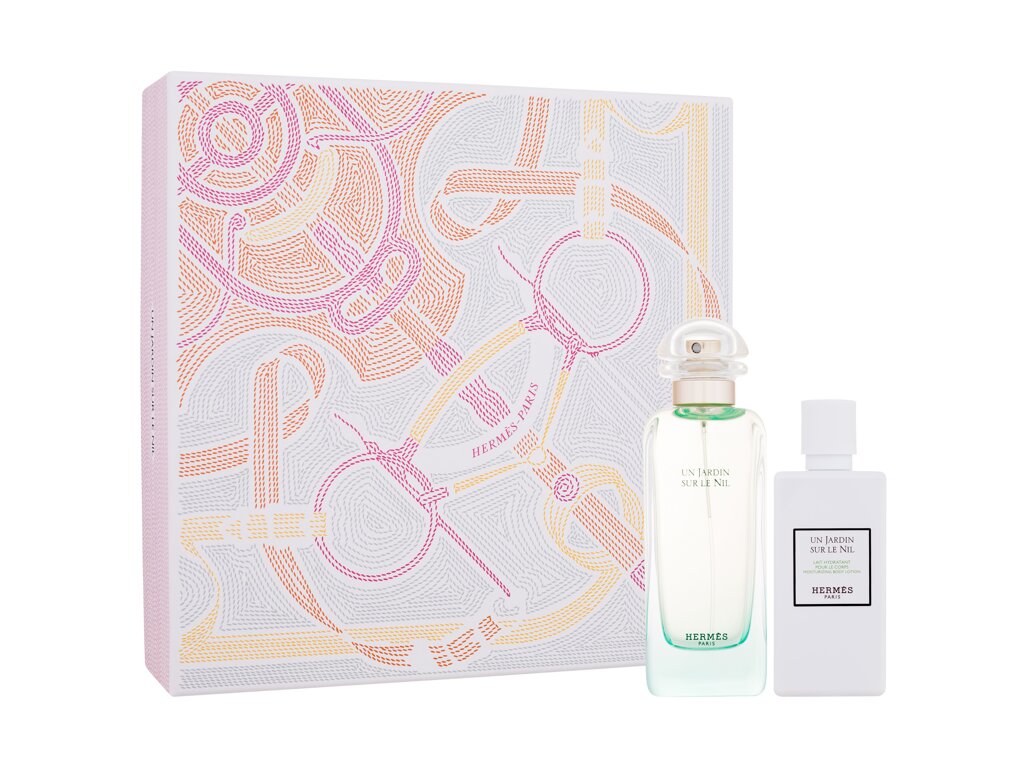 Hermes Un Jardin Sur Le Nil 100ml EDT + 80ml Körperlotion für Damen Geschenkset