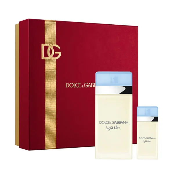 Coffret Cadeau Dolce & Gabbana Light Blue Eau de Toilette 200 ml + Eau de Toilette 25 ml pour Femme