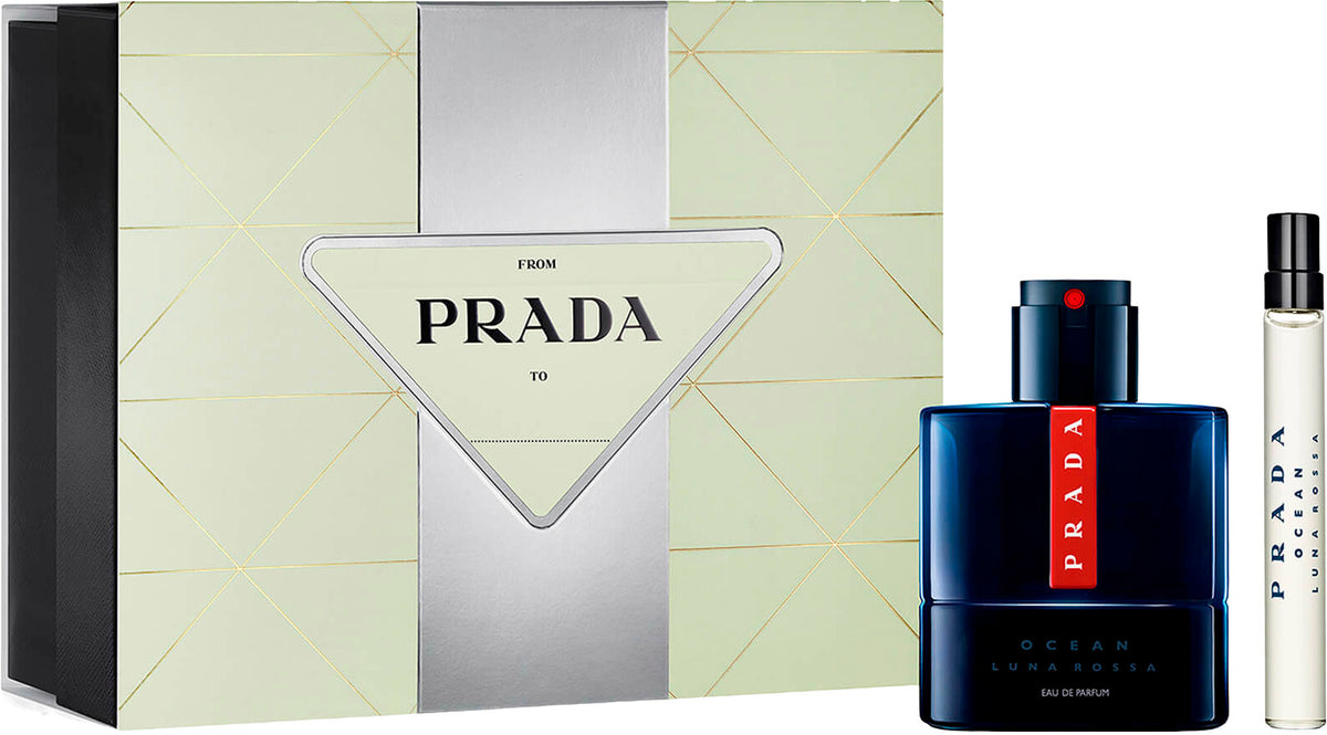 Prada Luna Rossa Ocean 50ml EDP + 10ml EDP Mini für Herren Geschenkset