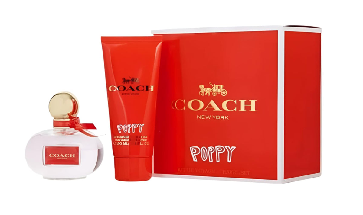 Coach Poppy 100ml EDP + 100ml Körperlotion für Damen Geschenkset