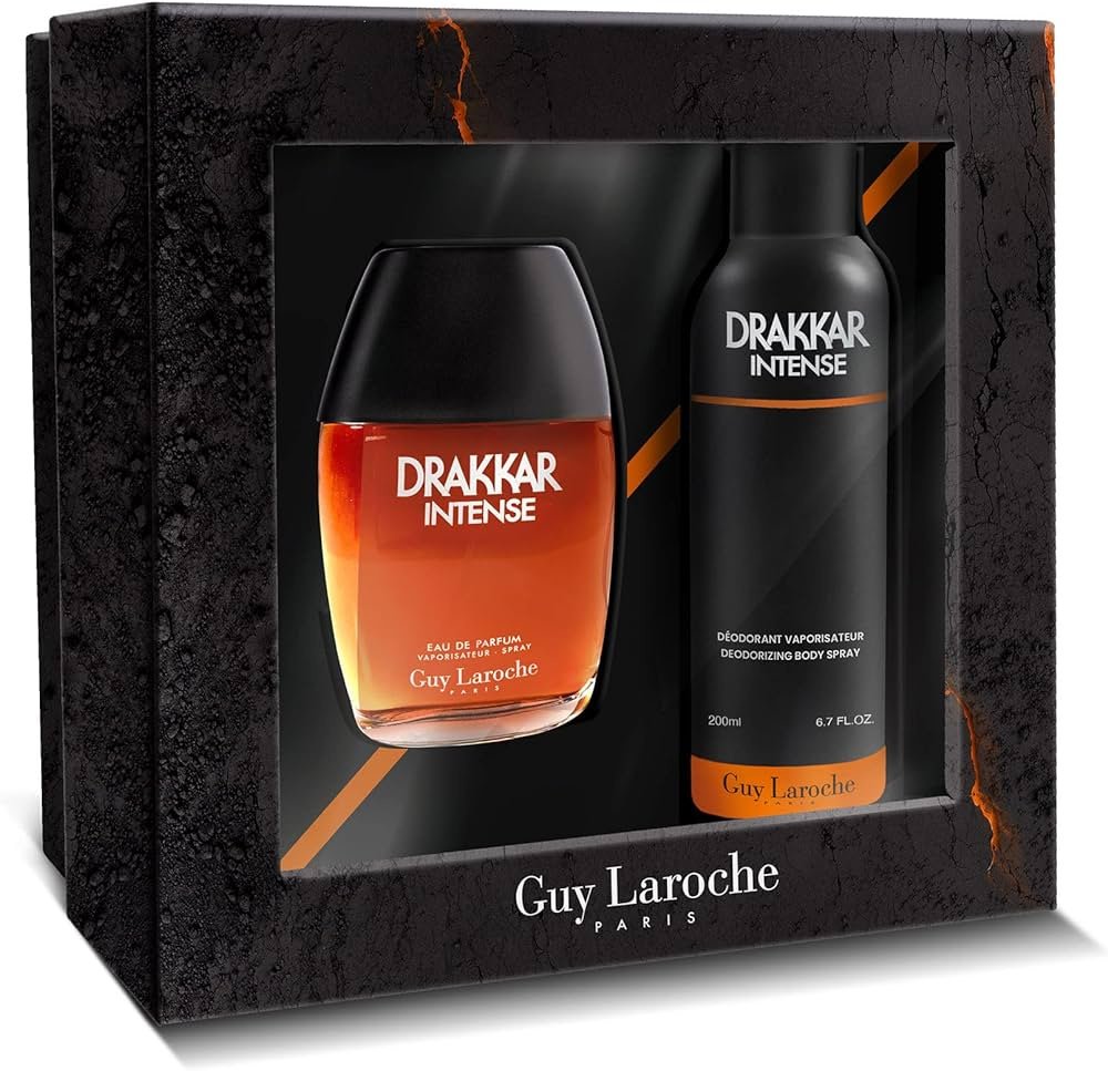 Guy Laroche Drakkar Intense 100ml EDP Set de regalo + 200ml Desodorante Spray Coffret