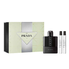 Coffret Prada Luna Rossa Black Eau de Parfum 100ml + Mini 10ml - 2 Pièces