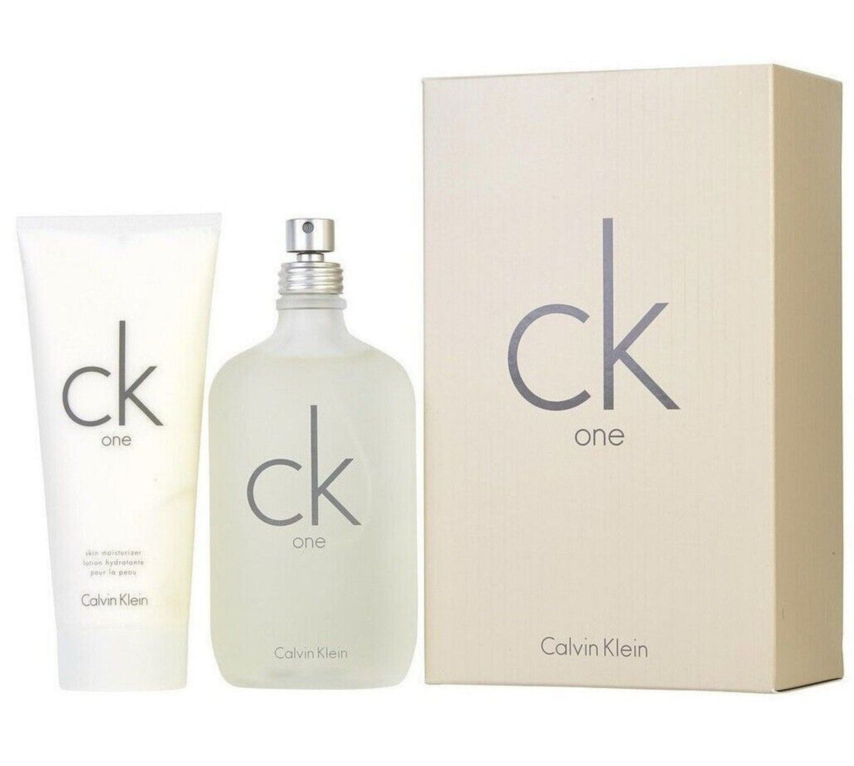 Calvin Klein CK One 200ml EDT + 200ml Bodylotion Unisex Geschenkset