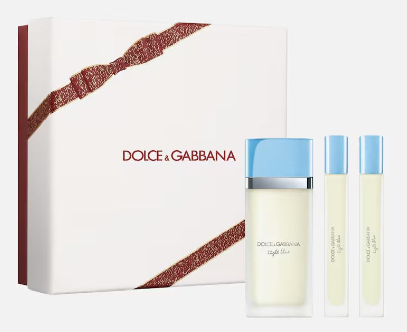 Dolce & Gabbana Light Blue 100ml Edt + 2 * 10ml edt Set Donna