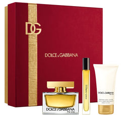 Dolce &amp; Gabbana The One 75 ml EDP + Loción corporal 50 ml + Mini 10 ml para mujer Set de regalo
