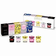 Mini Set Versace 5ml 5 Pezzi: Bright Crystal, Crystal Noir, Yellow Diamond