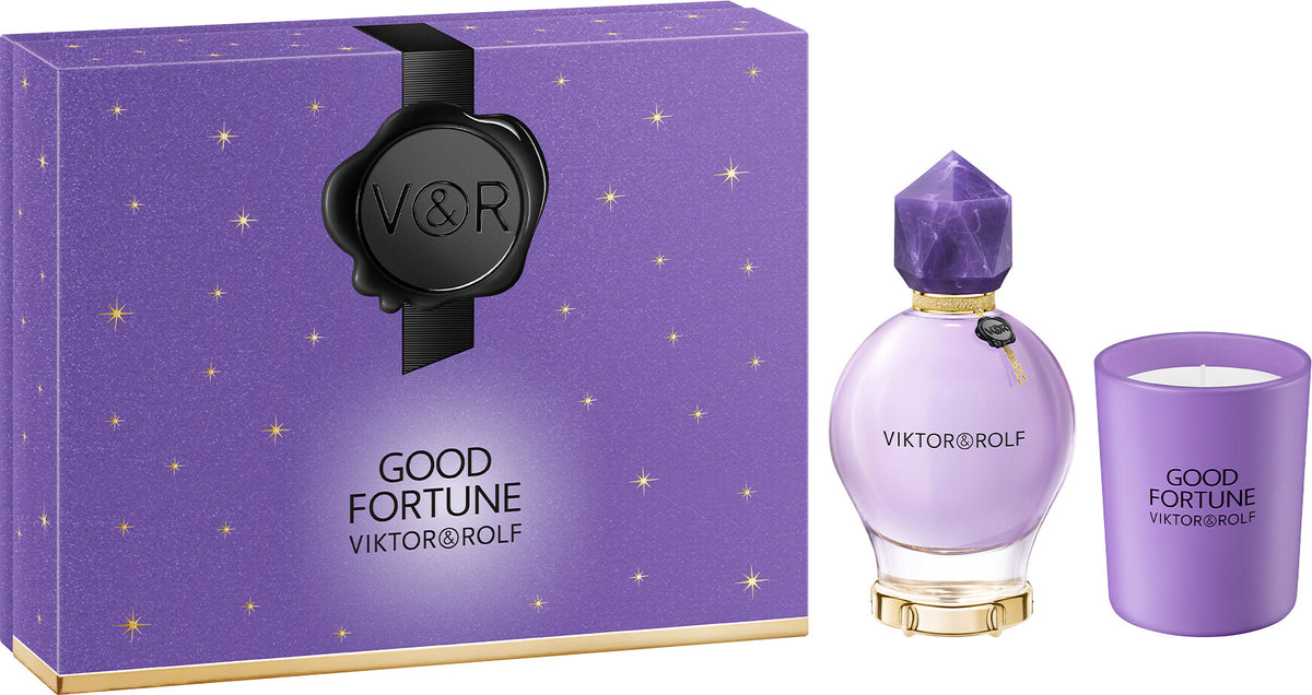 Viktor & Rolf GOOD FORTUNE 90ml EDP Geschenkset + Duftkerze  