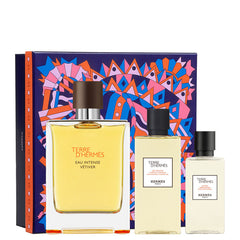 Terre Hermes Intense Vetiver Set Regalo 100ml EDP + Gel Doccia 85ml + Dopobarba 40ml