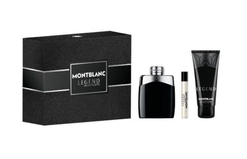 Mont Blanc Legend Geschenkset für Herren 100ml EDT + 100ml Duschgel + 7,5ml Mini  