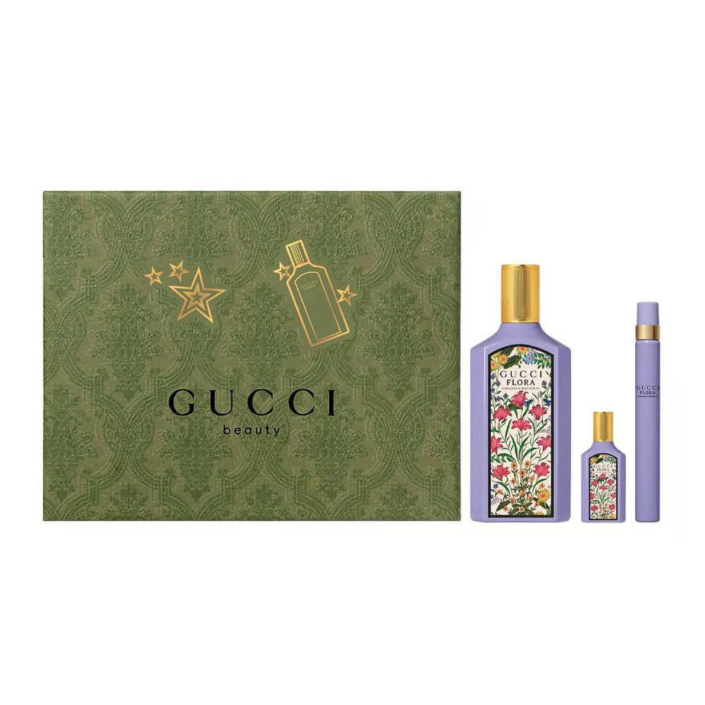 Set regalo Gucci Flora Gorgeous Magnolia 100ml EDP + spray penna 10ml + mini