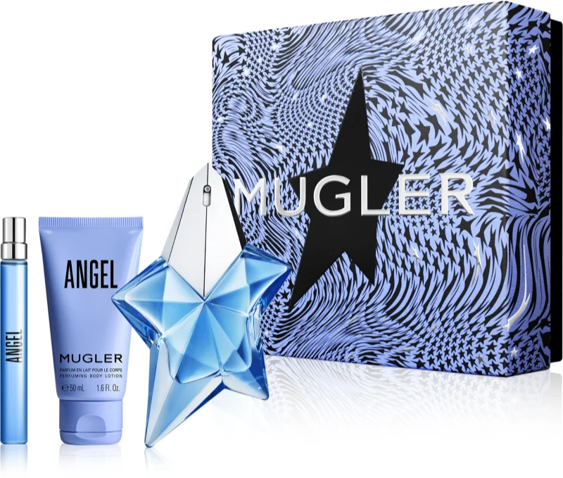Set de regalo Mugler Angel 50 ml EDP para mujer + Loción corporal 50 ml + Mini