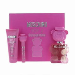 MOSCHINO TOY 2 Bubble Gum 100ml EDT + 100ml Körperlotion + Mini für Damen Geschenkset