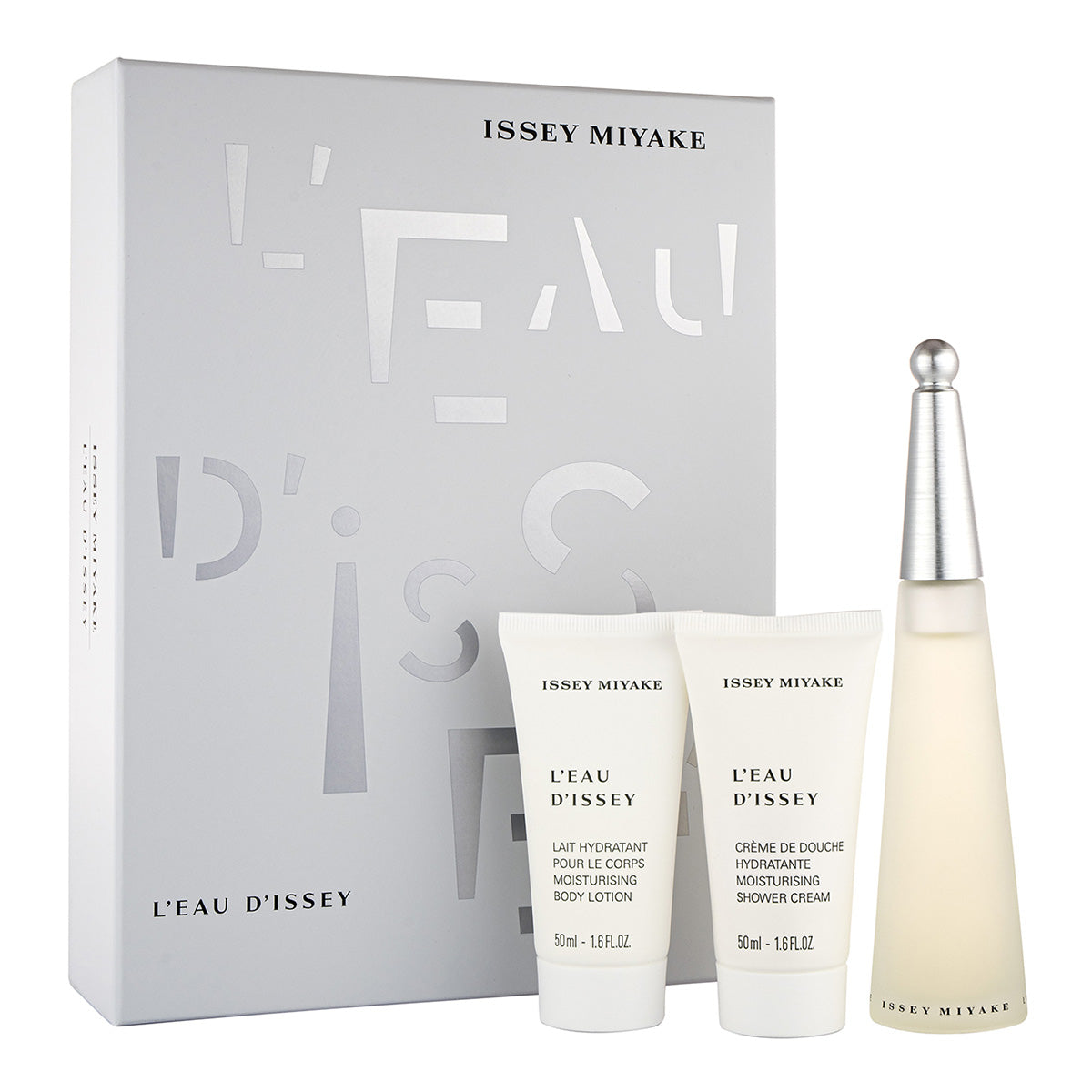 Issey Miyake L'Eau d'Issey para mujer 50 ml EDT Set de regalo + 50 ml Loción corporal + 50 ml Gel de ducha