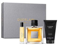 Guerlain L'Homme Ideal Estuche de Regalo para Hombre: EDT 100 ml + Gel de Ducha 75 ml + EDT 10 ml