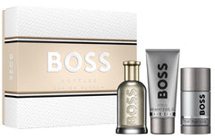 Hugo Boss Bottled 100ml EDP + 100ml Duschgel + 75ml Deo für Herren Geschenkset
