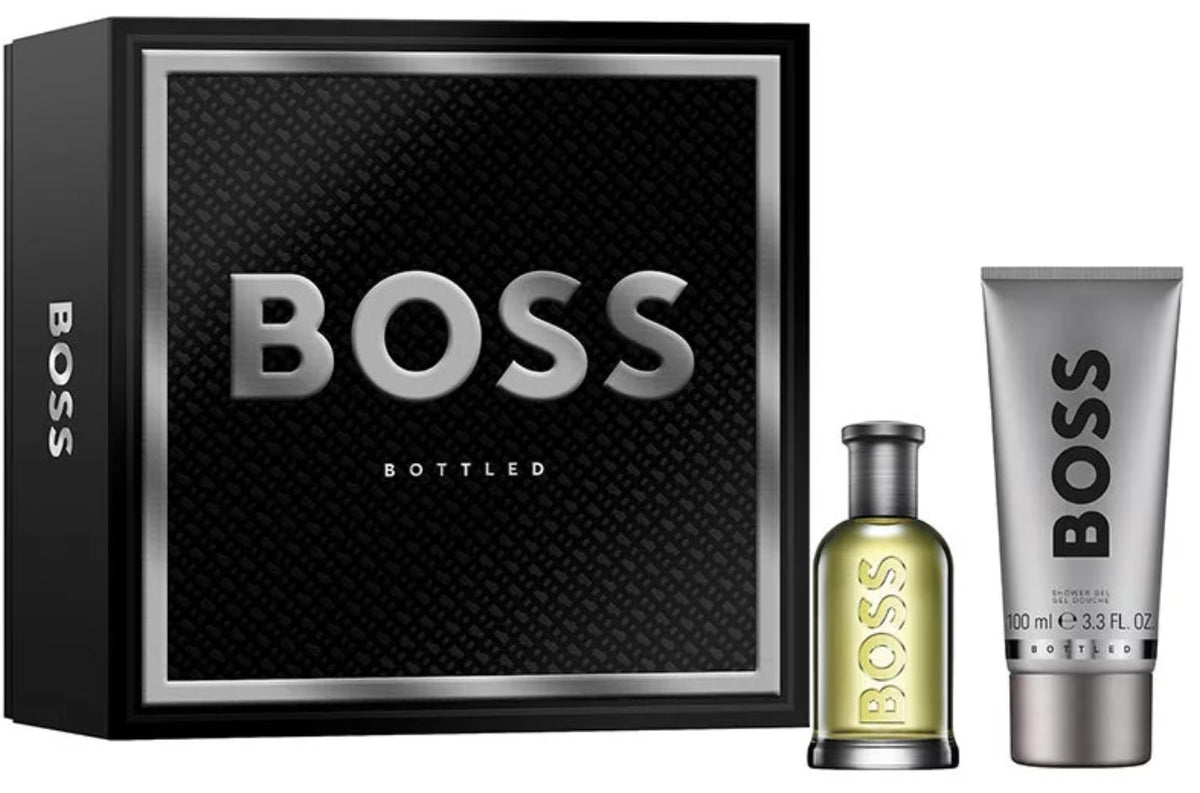 Hugo Boss Bottled 50ml EDT + 100ml Duschgel für Herren Geschenkset