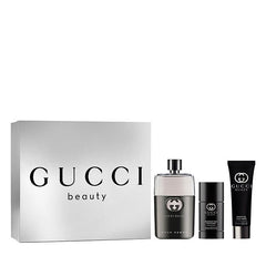 Coffret Cadeau Gucci Guilty Pour Homme EDT 90 ml + Gel Douche 50 ml + Déodorant 70 g pour Homme