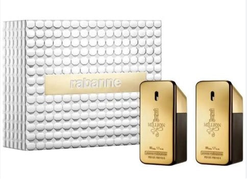 Paco Rabanne One Million 2 x 50ml EDT für Herren Geschenkset