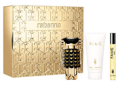 Paco Rabanne Fame 50ml Parfum + 75ml Lozione Corpo + 10ml Parfum per Donna Set Regalo