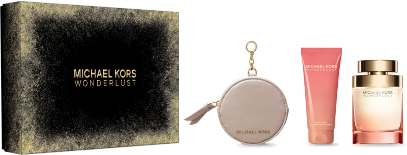 Michael Kors Wonderlust Geschenkset 100ml EDP + 100ml Körperlotion + Tasche