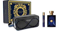 Set regalo Versace Pour Homme Dylan Blue 100ml EDT + 10ml mini + pochette per uomo