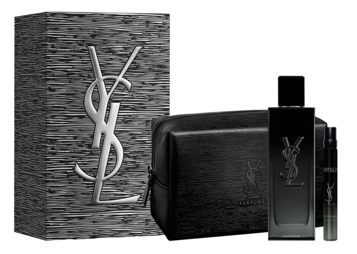 YSL Yves Saint Laurent Myslf 100ml EDP + 10ml EDP + Pochette per Uomo Set Regalo