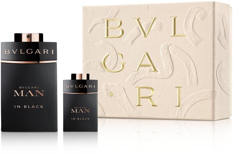 Bvlgari Man In Black Estuche de Regalo para Hombre: 100 ml EDP + 15 ml Mini
