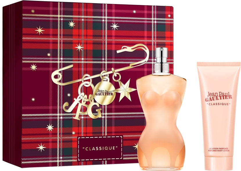 Jean Paul Gaultier Classique Geschenkset Eau de Toilette 100 ml + Bodylotion 75 ml für Damen