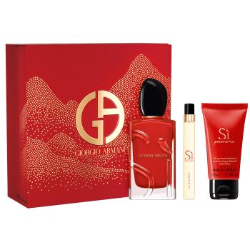 Giorgio Armani Armani Si Passione 100ml EDP + 50ml Lozione Corpo + 10ml Mini EDP per Donna Set Regalo