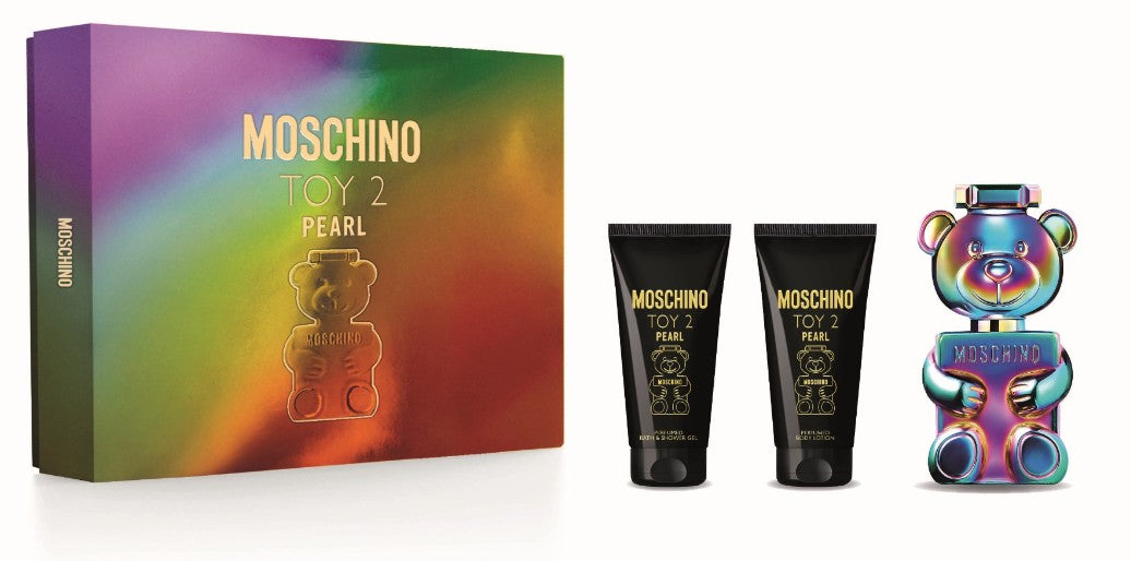 Moschino Toy 2 Pearl 50ml EDP + 50ml Duschgel + 50ml Body Lotion für Damen Geschenkset