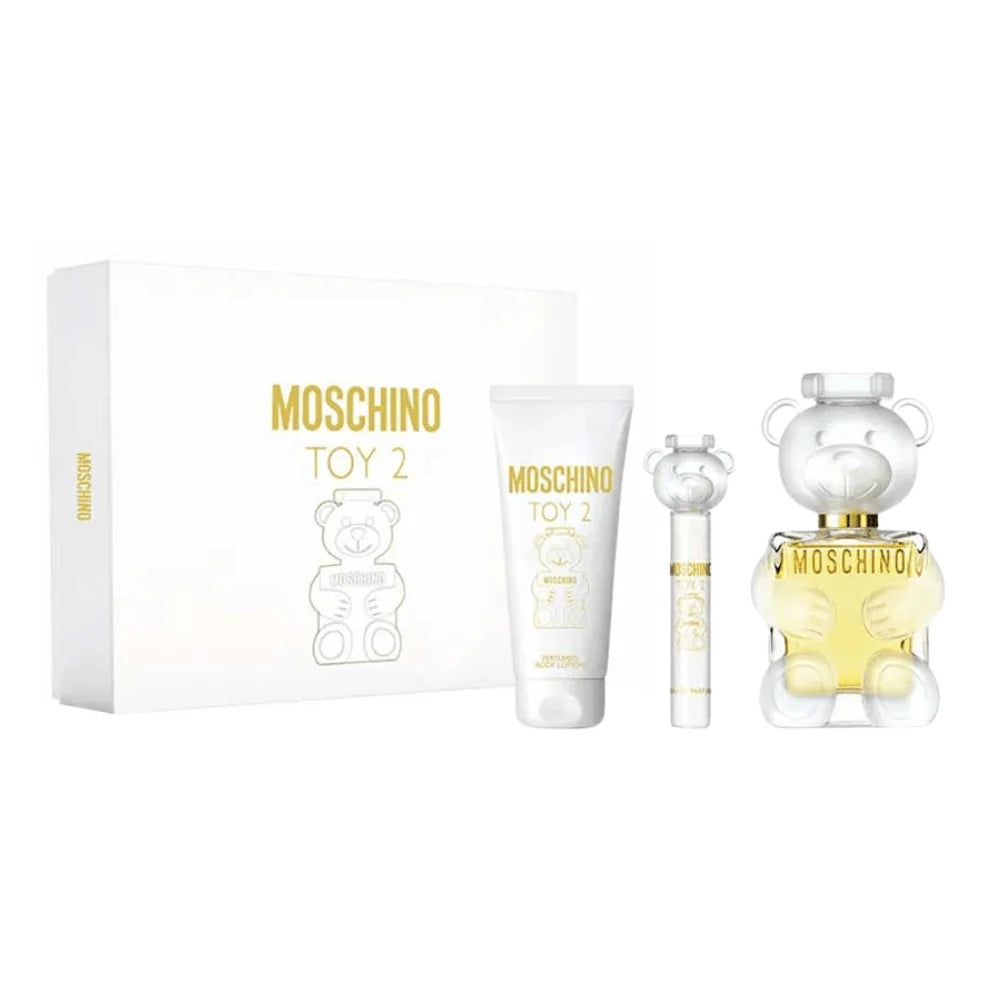 Moschino Toy 2 100ml EDP + 100ml Körperlotion + 10ml Mini für Damen Geschenkset