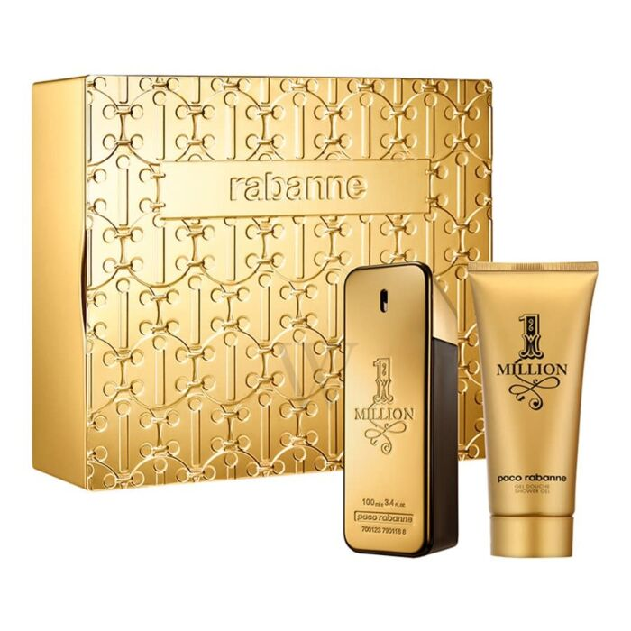 Set de regalo One Million de Paco Rabanne para hombre (100 ml de EDT en spray + 100 ml de gel de ducha)