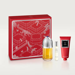 Cartier Pasha Parfum 100ml + Mini EDT 10ml + Gel Douche 100ml COFFRET CADEAU Pour Homme